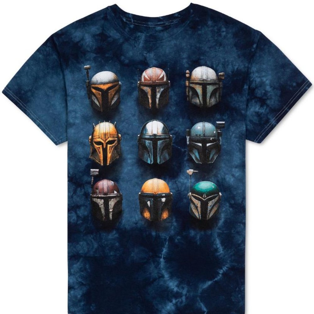 Hybrid Apparel Men's Star Wars Helmets Graphic T-Shirt